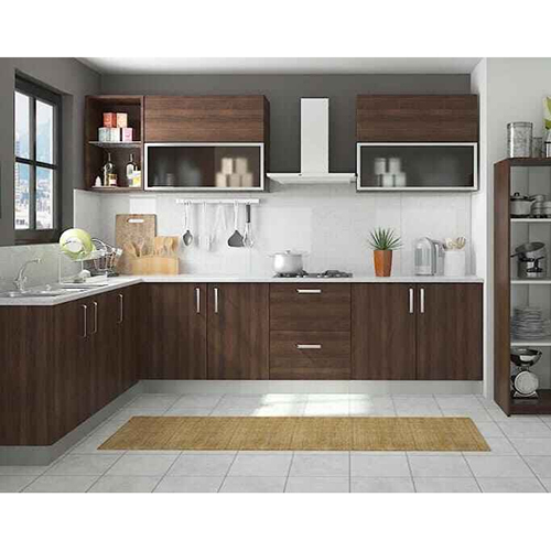Modern L Shaped Kitchen - Feature: Easy To Clean
