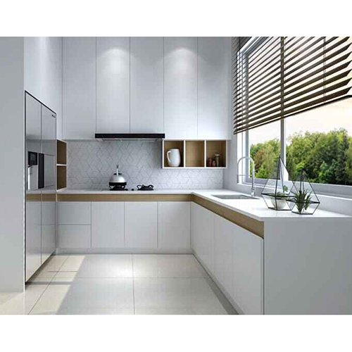 Modern L Shaped Kitchen - Feature: Easy To Clean