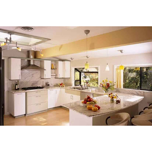G Shaped Modular Kitchen - Feature: Easy To Clean