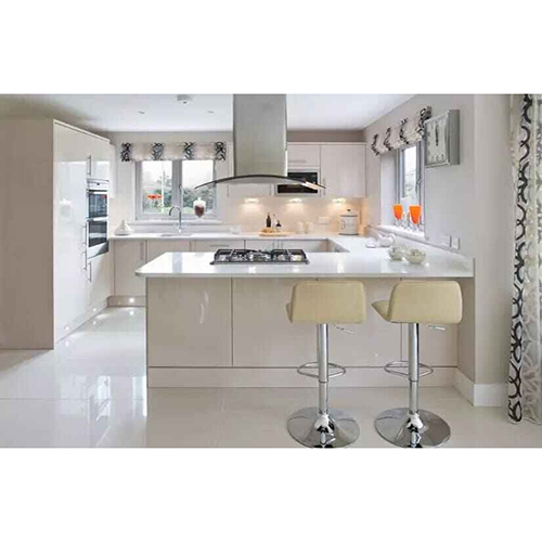 G Shaped Modular Kitchen - Feature: Easy To Clean