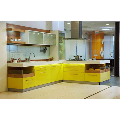 Residential Hettich Modular Kitchen - Feature: Easy To Clean