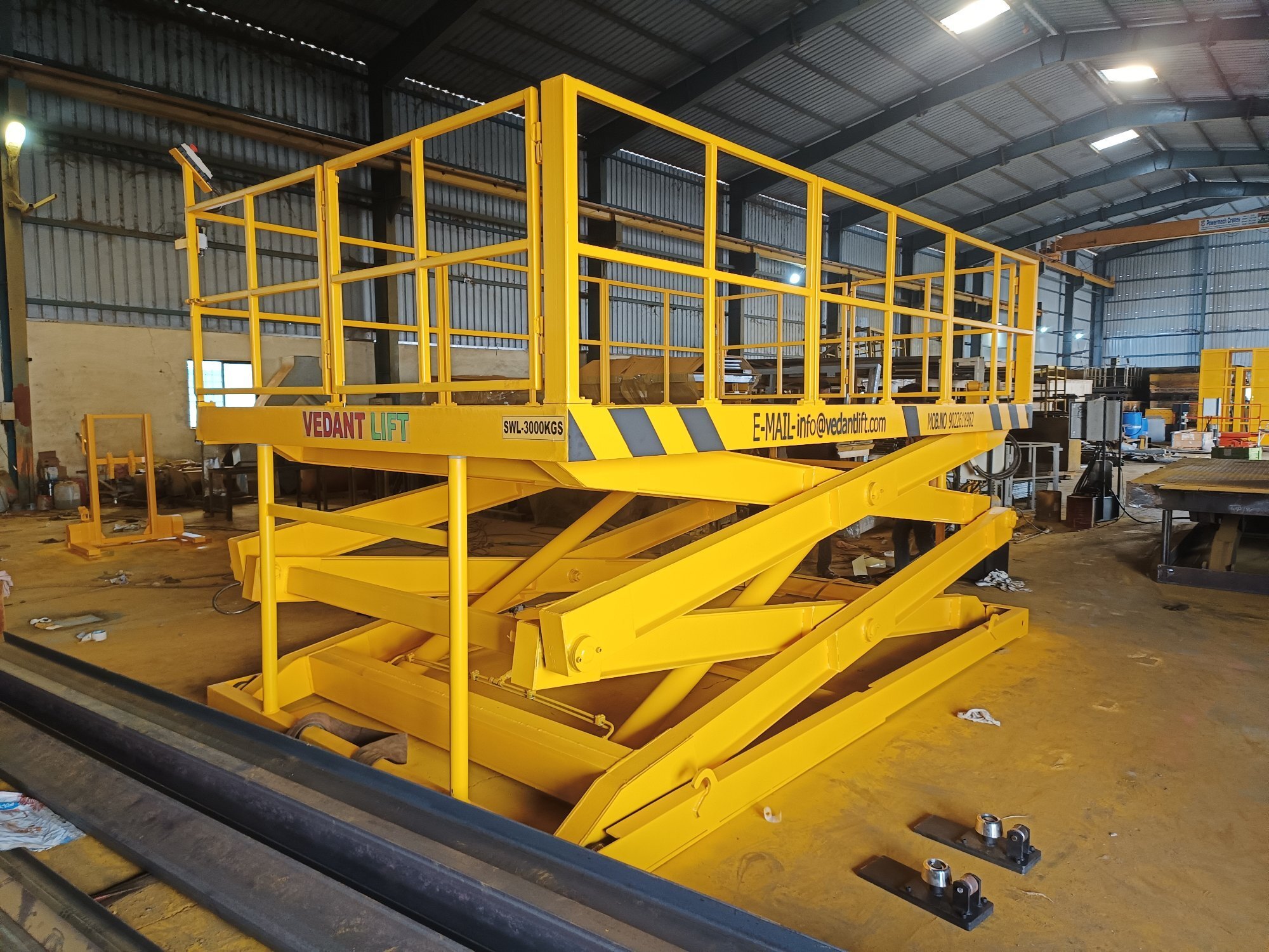 Floor Mounted Stationary Scissor Lift Table - Attributes: Durable