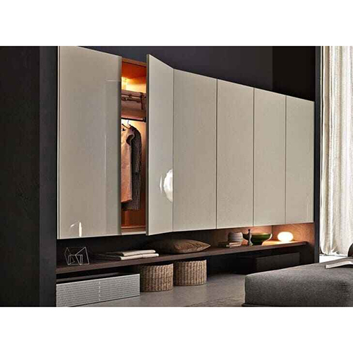 Modern Openable Shutter Modular Wardrobe - High-quality Mdf Board, Various Colors Available | Sleek Machine-cut Design, Carpenter Assembly