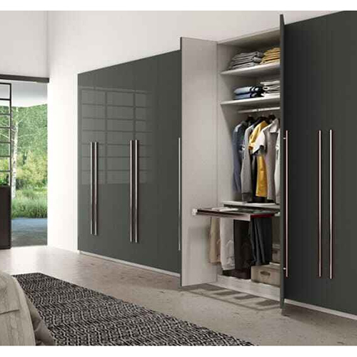 Modern Openable Shutter Modular Wardrobe - High-quality Mdf Board, Various Colors Available | Sleek Machine-cut Design, Carpenter Assembly