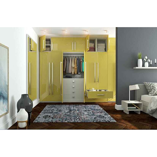 Luxury Openable Shutter Modular Wardrobe - Assembly: Carpenter Assembly