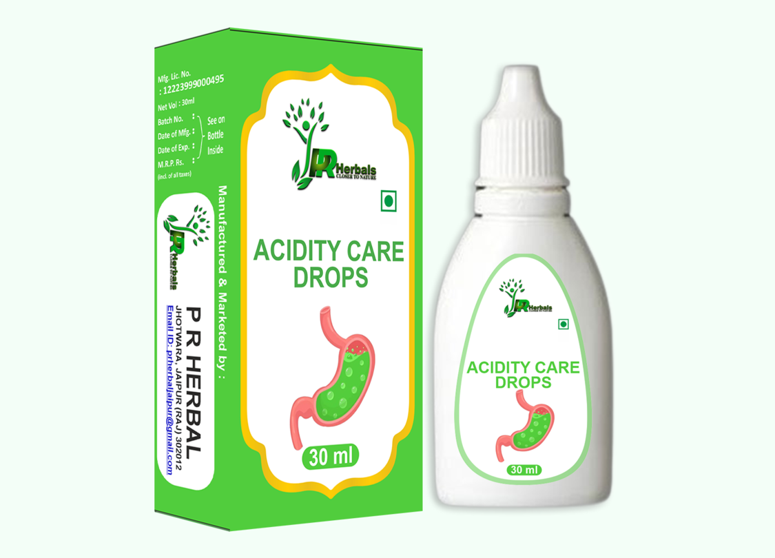 Acidity Care Drops - Herbal Remedy Tonic & Syrup For Adults | Soothes Digestive System, Reduces Bloating, Promotes Digestive Health