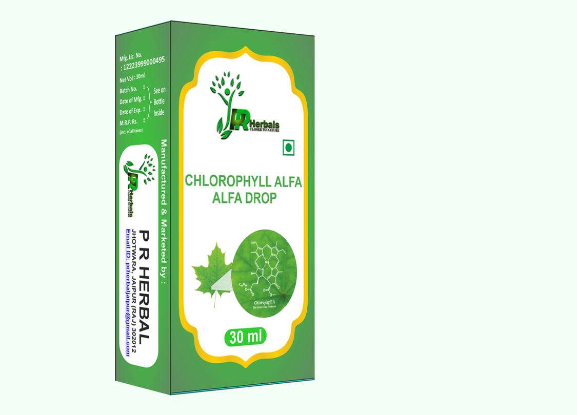 Chlorophyll Alfa Drop - Physical Form: Tonic & Syrup
