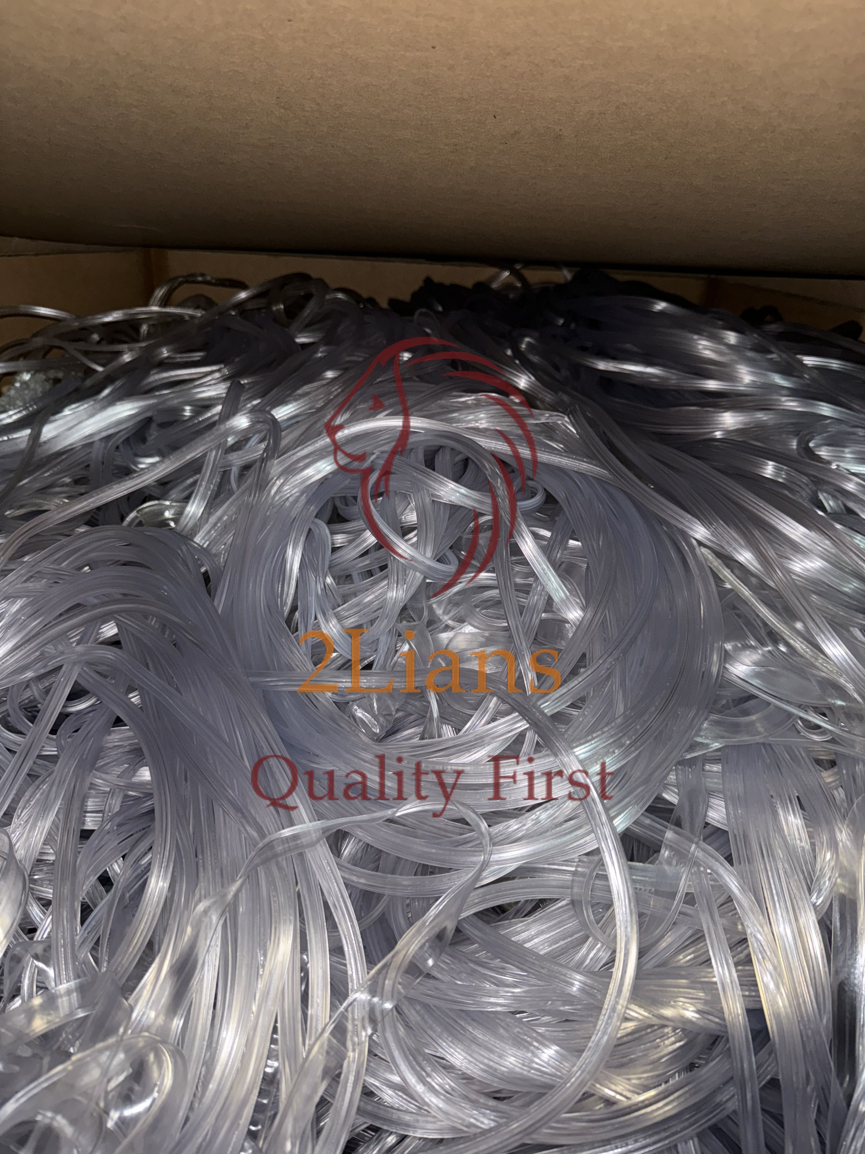 Pvc Flex Material - Full Load 38000 Lbs Clear/blue Tint For Recycling