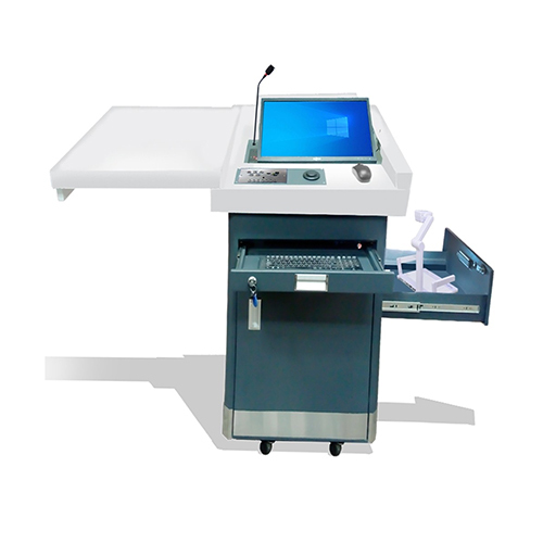 Different Available Modern Digital Podium With Flexible Led Touch Screen