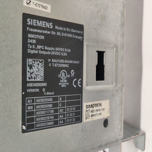 Siemens 6au1435-0aa00-0aa1 Control Unit
