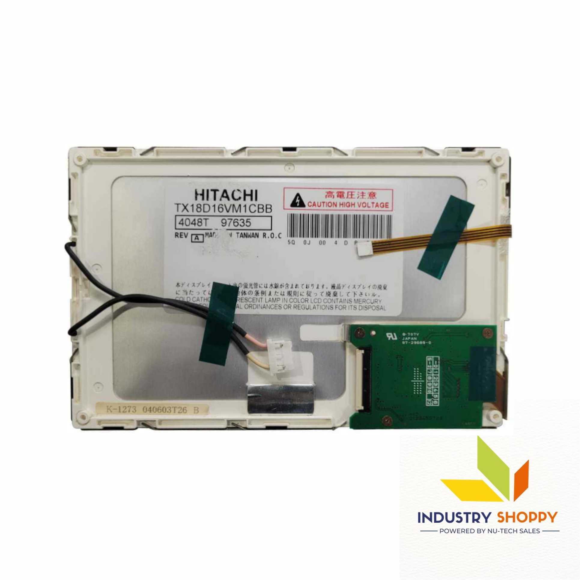 Hitachi Tx18d16vm1cbb With Touch Lcd Module - Application: Perfect Fit For Industrial Control Systems