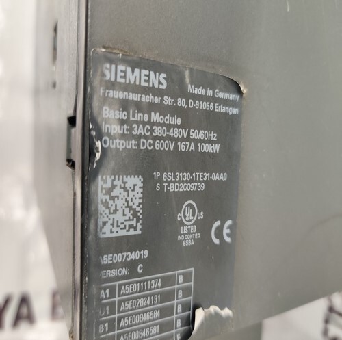 Siemens 6sl3130-1te31-0aa0 Basic Line Modules