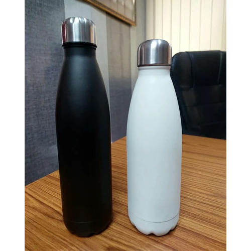 H224 Insulated Straight Steel Bottle - Stainless Steel, Custom Sizes Available, Various Colors, Easy Open Sealing Type, Warranty Included - Modern Round Design