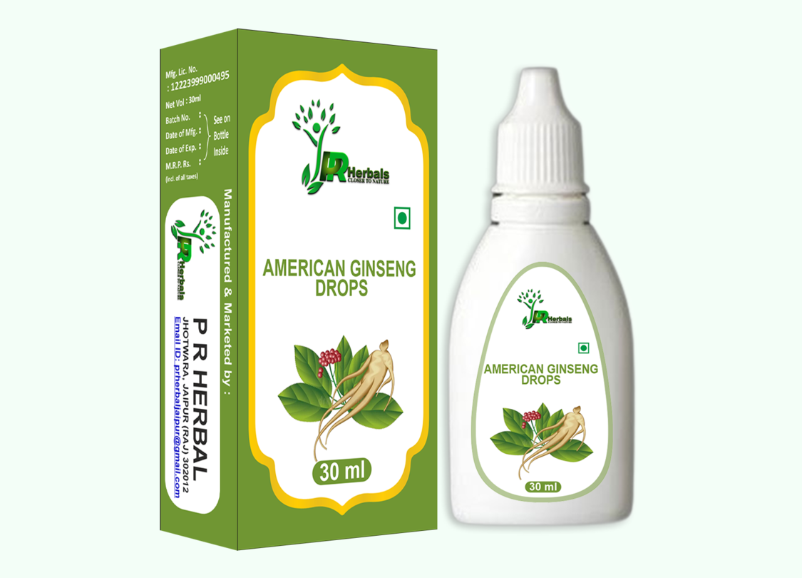 American Ginseng Drop - Physical Form: Tonic & Syrup