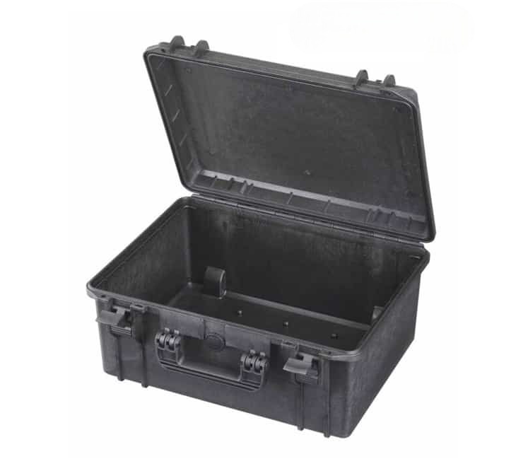 Black Polypropylene Equipment Case - Size: External Dimensions- 502 X 415 X 246 Mm / 19.76 X 16.34 X 9.69 Inch