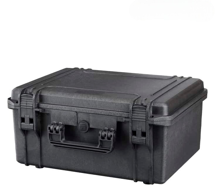 Black Polypropylene Equipment Case - Size: External Dimensions- 502 X 415 X 246 Mm / 19.76 X 16.34 X 9.69 Inch