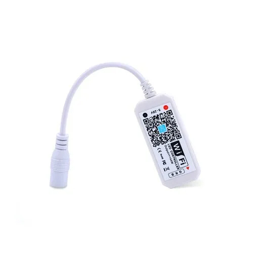 28v Rgb Wifi Led Controller - Durable Plastic, Standard Size, Sleek White Design | Versatile Color Options For Ideal Ambiance