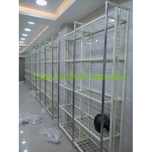 Silver Heavy Duty Display Rack