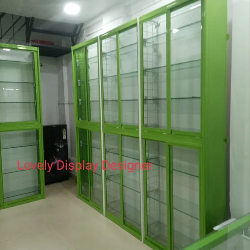 Green Medical Store Display Racks