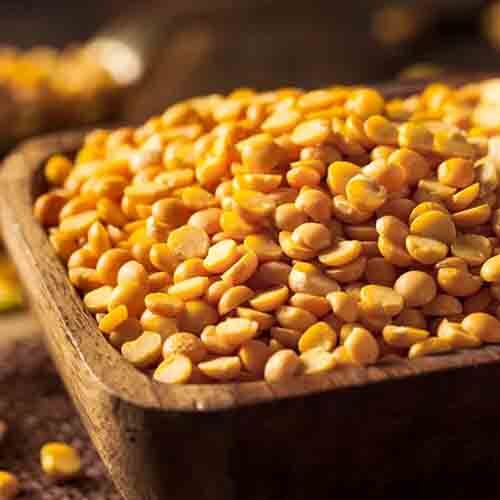 Split Yellow Peas - Dried Chickpeas Bright Yellow Color Evenly Split | Ready To Cook Perfect For Hummus Dals Soups And Stews
