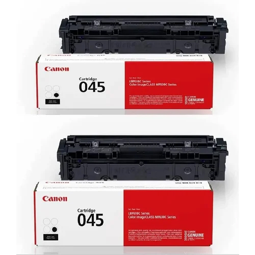 Canon 045 Black Toner Cartridge - Black Color , Compatible with Canon Printers for 2024 Years