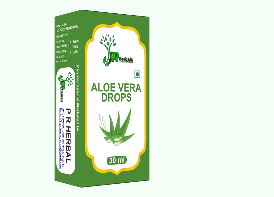 Aloe Vera Drop - Organic Herbal Essence, 100% Pure Extract For Skin Hydration And Nourishment