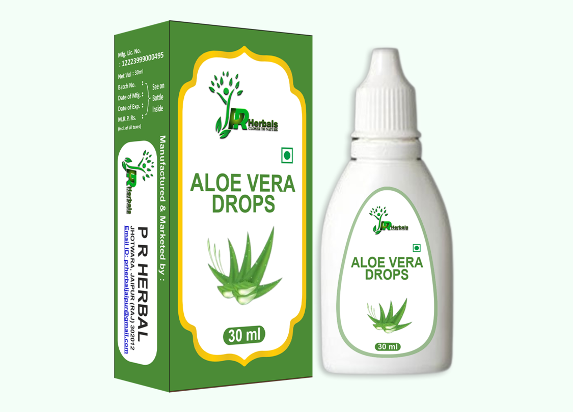Aloe Vera Drop - Organic Herbal Essence, 100% Pure Extract For Skin Hydration And Nourishment