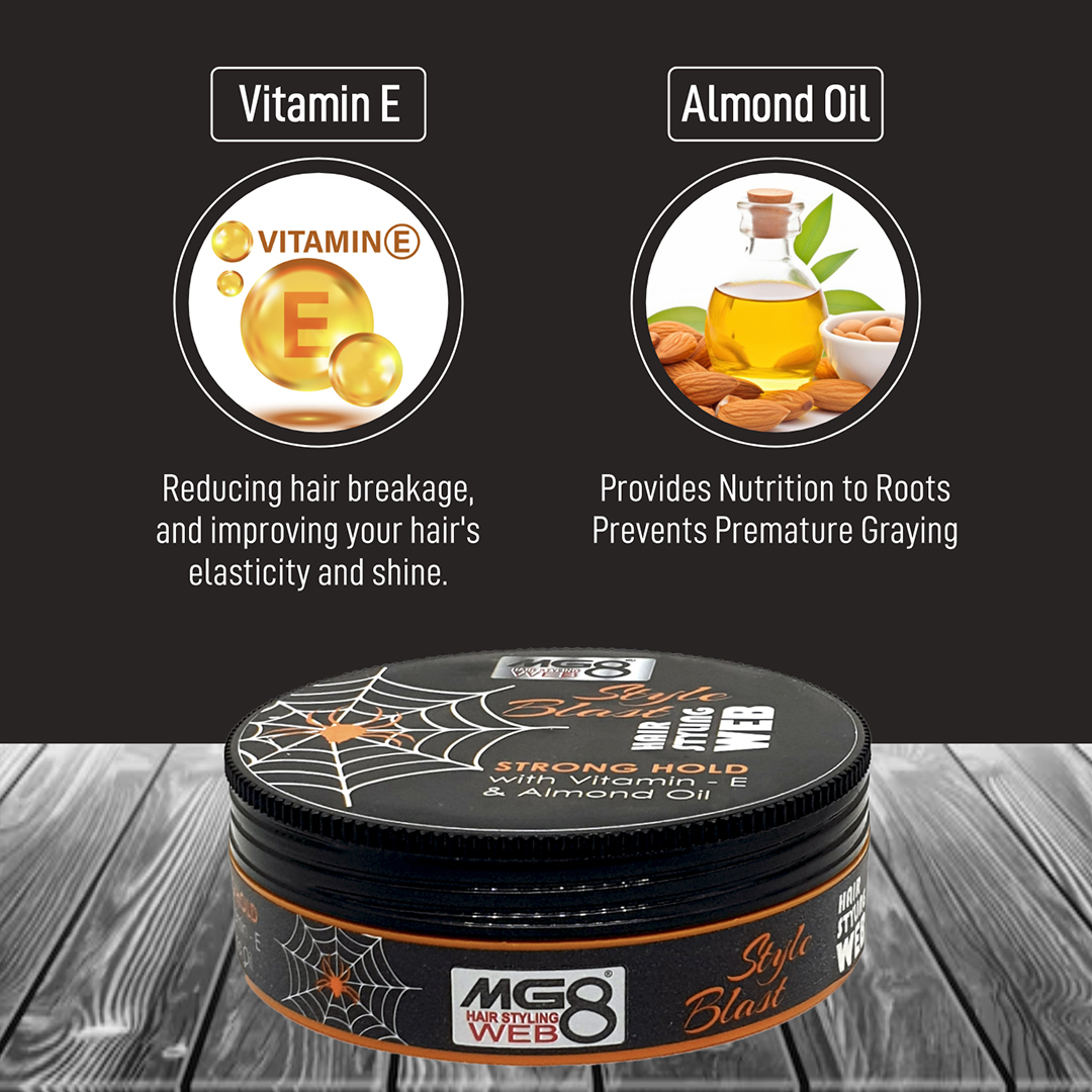 Hair Styling Web Spider Wax 100ml - Color: Multicolor