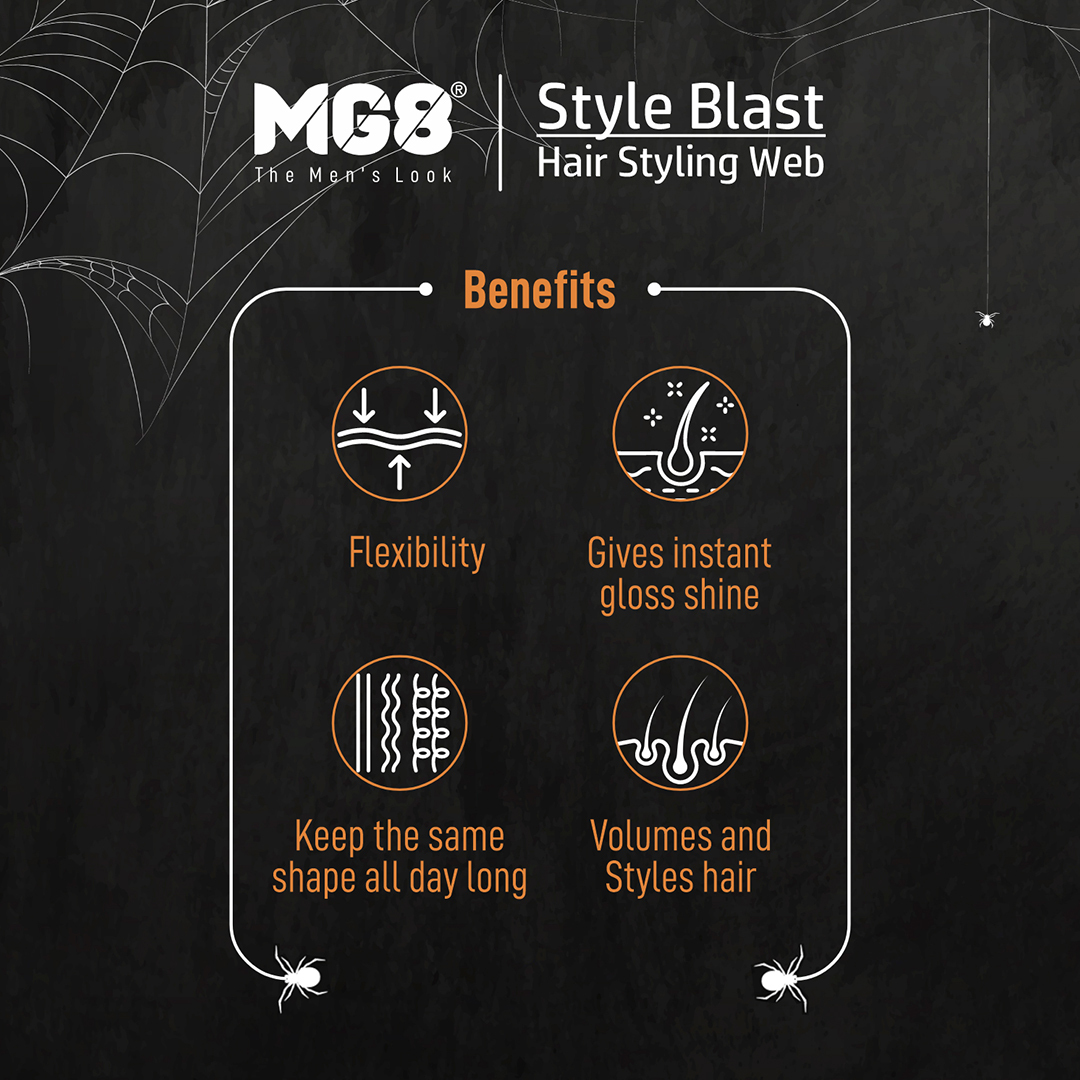 Hair Styling Web Spider Wax 100ml - Color: Multicolor