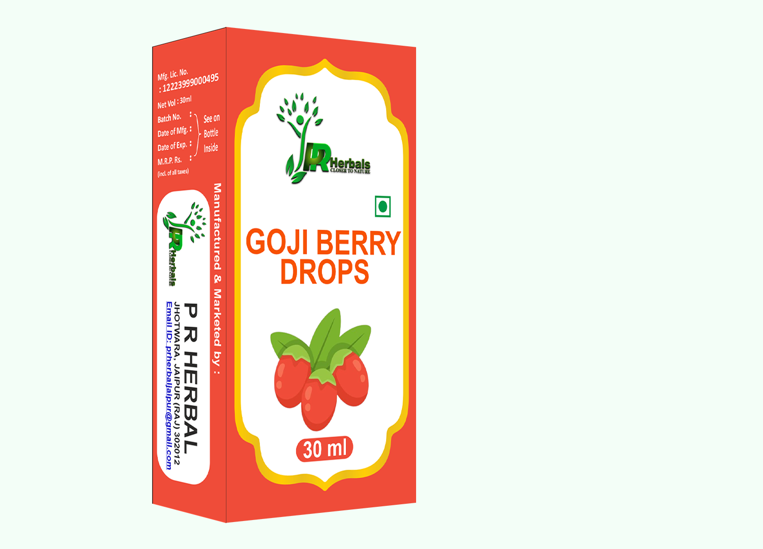 Goji Berry Drop - Physical Form: Tonic & Syrup