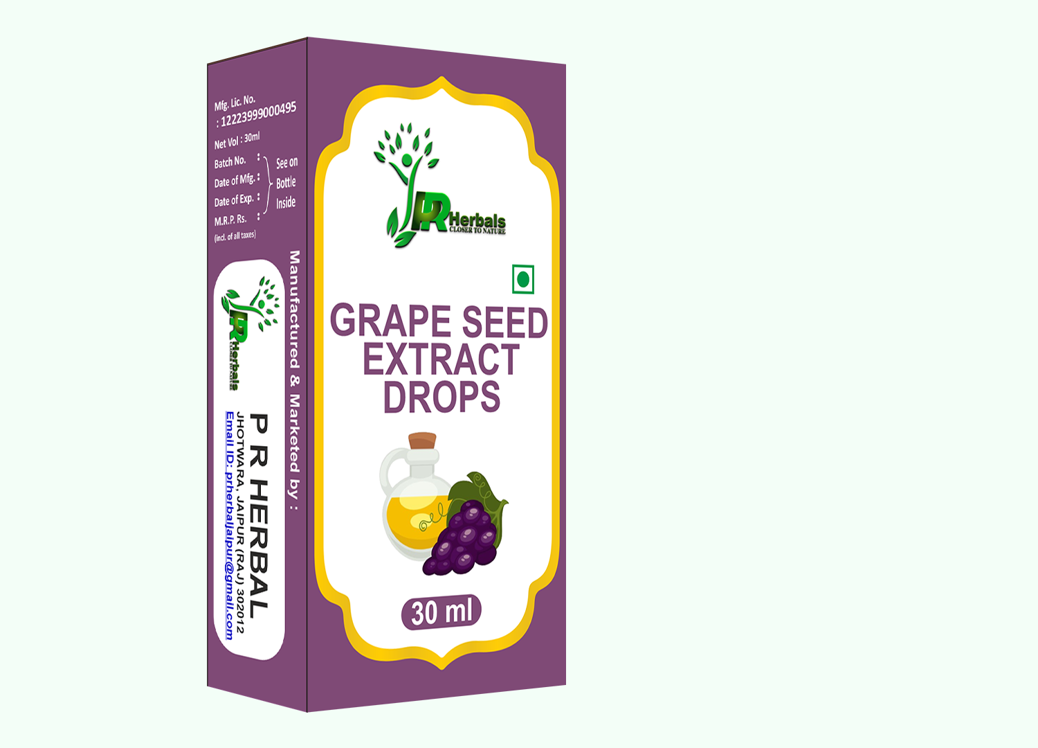 Grape Seed Extract Drops - Premium Quality Antioxidant Formula | Supports Heart Health, Enhances Skin Radiance, Boosts Immune Function