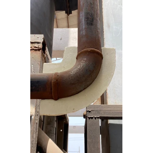 PUF Pipe Elbow Bend - 50 Millimeter Thickness, Brown Color, Round Semi-Circle Shape | Durable Polyurethane Foam for Insulation and Flow Efficiency