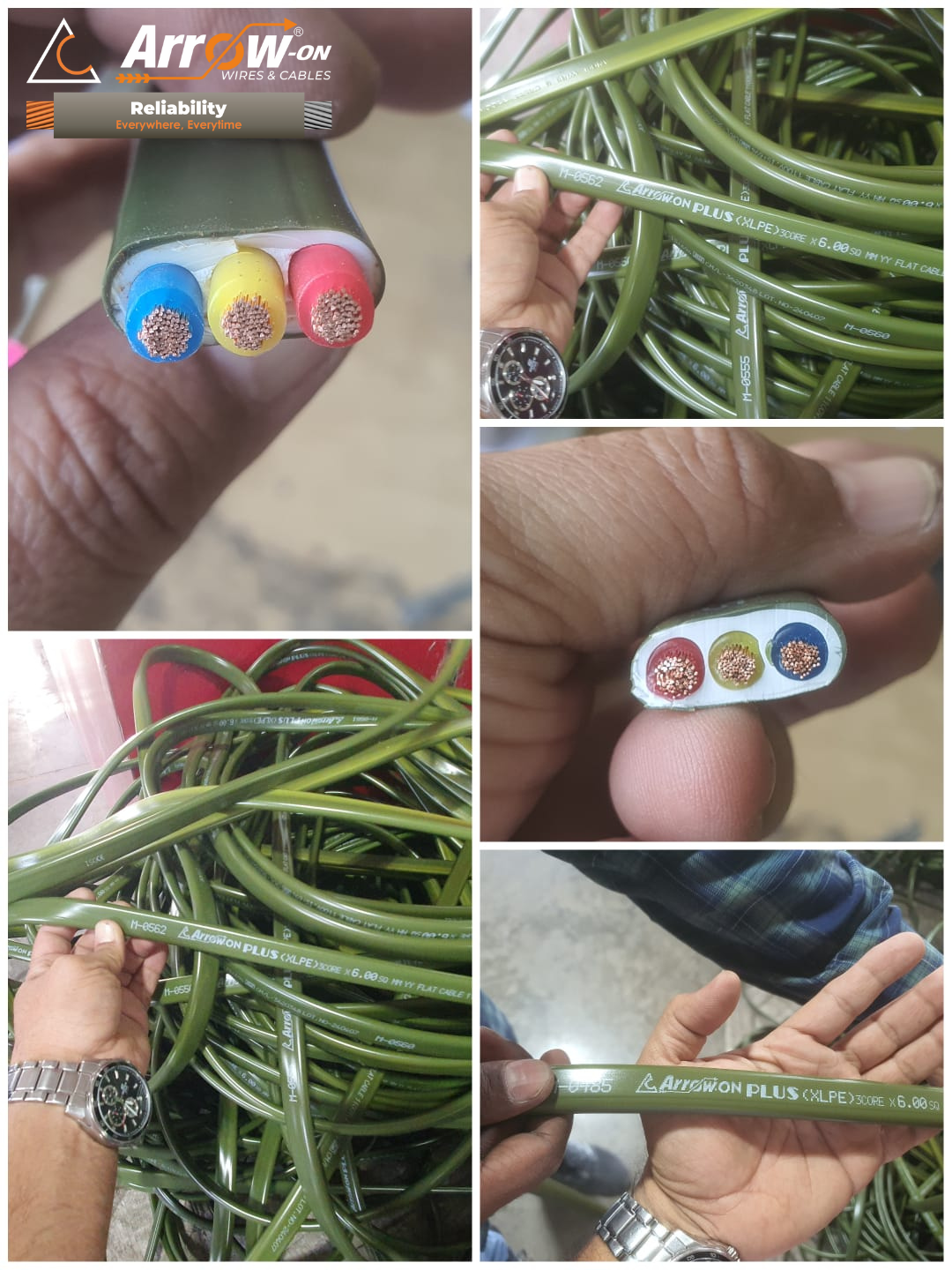Copper Agriculture Flat Cable - Pvc Insulated, 1100v Voltage Surge | High Tensile Strength, Shock Resistance, Flexibility