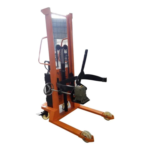 SS Drum Lifter Cum Tiller - 150Kg Lifting Capacity, 750mm Height | Manual Power Source, High-Quality, Durable Industrial Tool