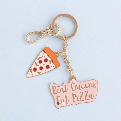 आयताकार प्रचार धातु की चाबी कीchain