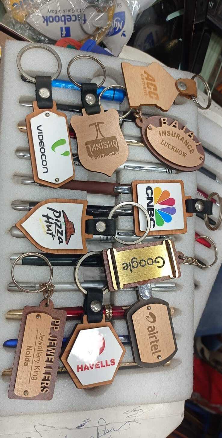 Promotional Mdf Keychain
