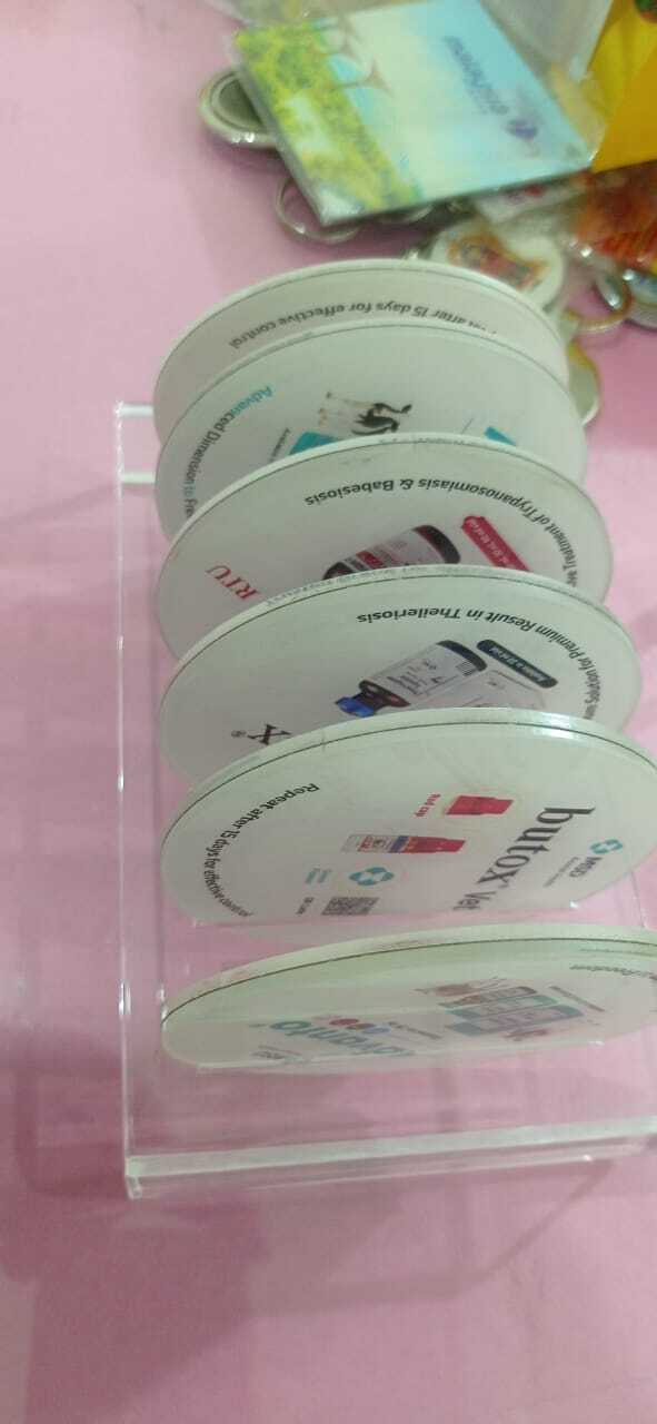 Acrylic Tea Coaster - 4x4 Inches, Blue | Square Design, 3mm Thickness, 50 Grams - Ideal For Protecting Surfaces From Hot Teacups