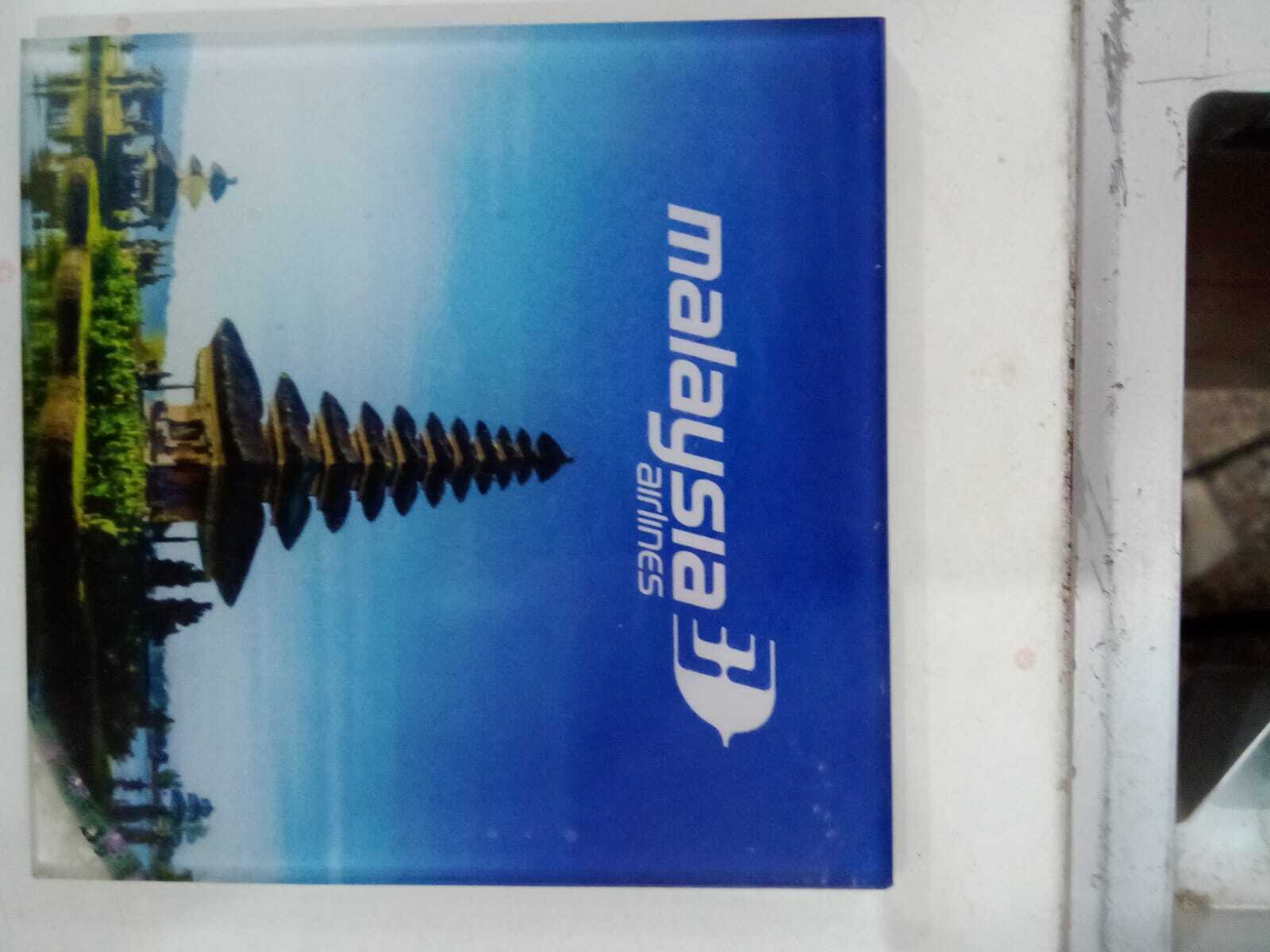 Acrylic Tea Coaster - 4x4 Inches, Blue | Square Design, 3mm Thickness, 50 Grams - Ideal For Protecting Surfaces From Hot Teacups