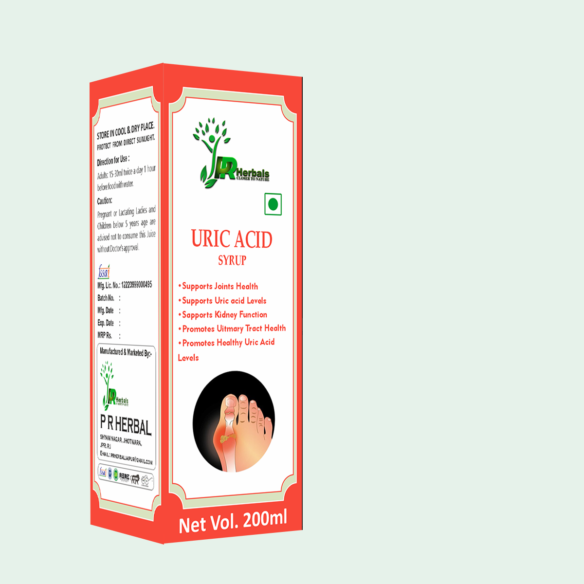 Uric Acid Syrup - Product Type: Herbal Medicine