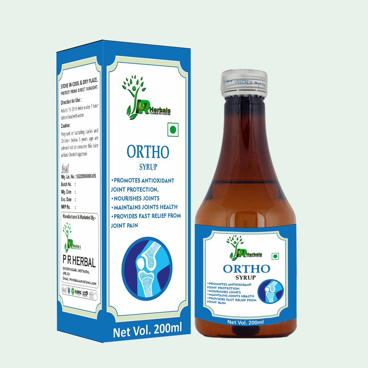 Ortho Syrup - Product Type: Herbal Medicine