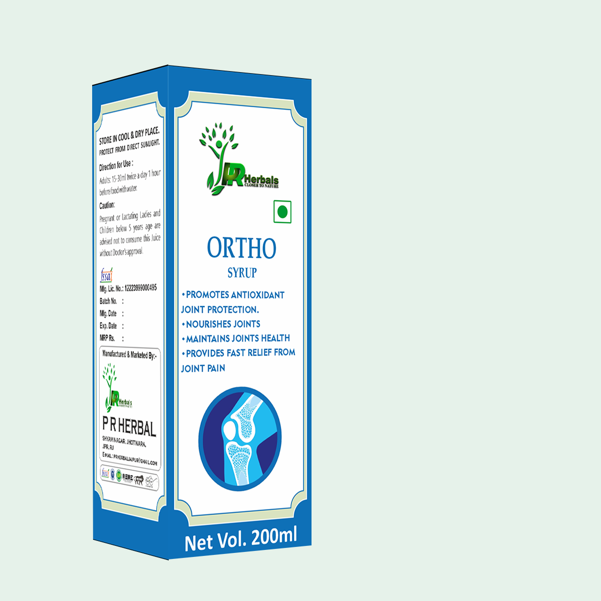 Ortho Syrup - Product Type: Herbal Medicine
