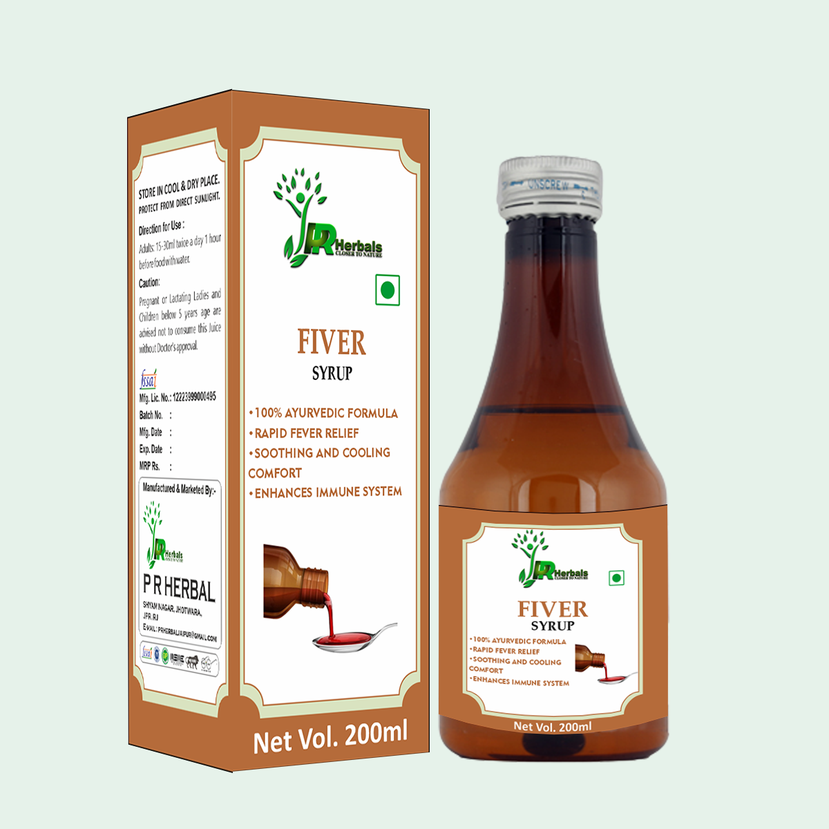 Fiver Syrup - Product Type: Herbal Medicine