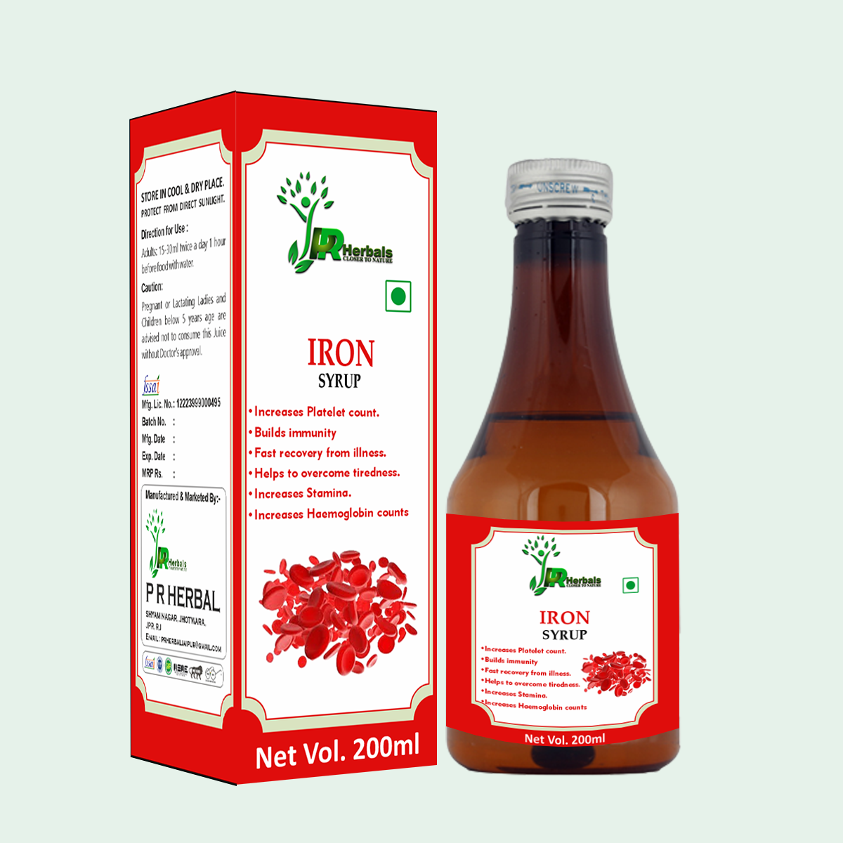Iron Syrup - Product Type: Herbal Medicine