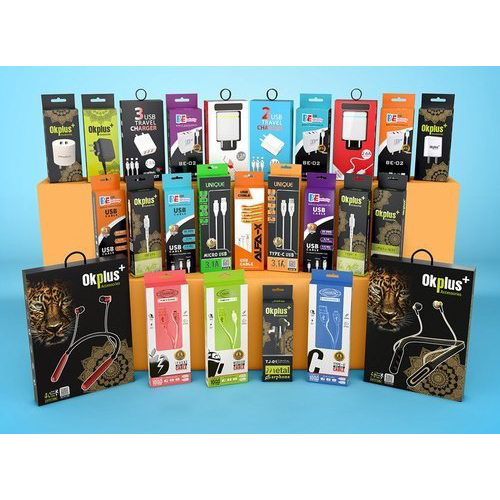 Electronic Items Packaging Cartons - Paper Material Industrial Use For Electronics Packaging Solutions