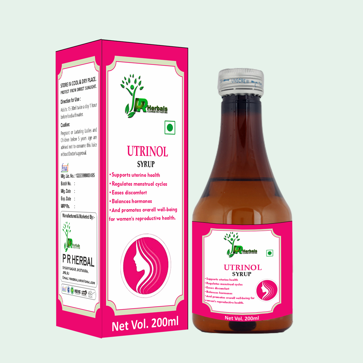 Utrinol Syrup - Product Type: Herbal Medicine