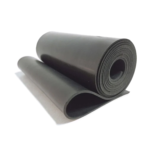 Black Neoprene Rubber Sheet - Natural Rubber, Soft Hardness, Customized Color Options | High-Quality, High Resistance, Nil Ash Content
