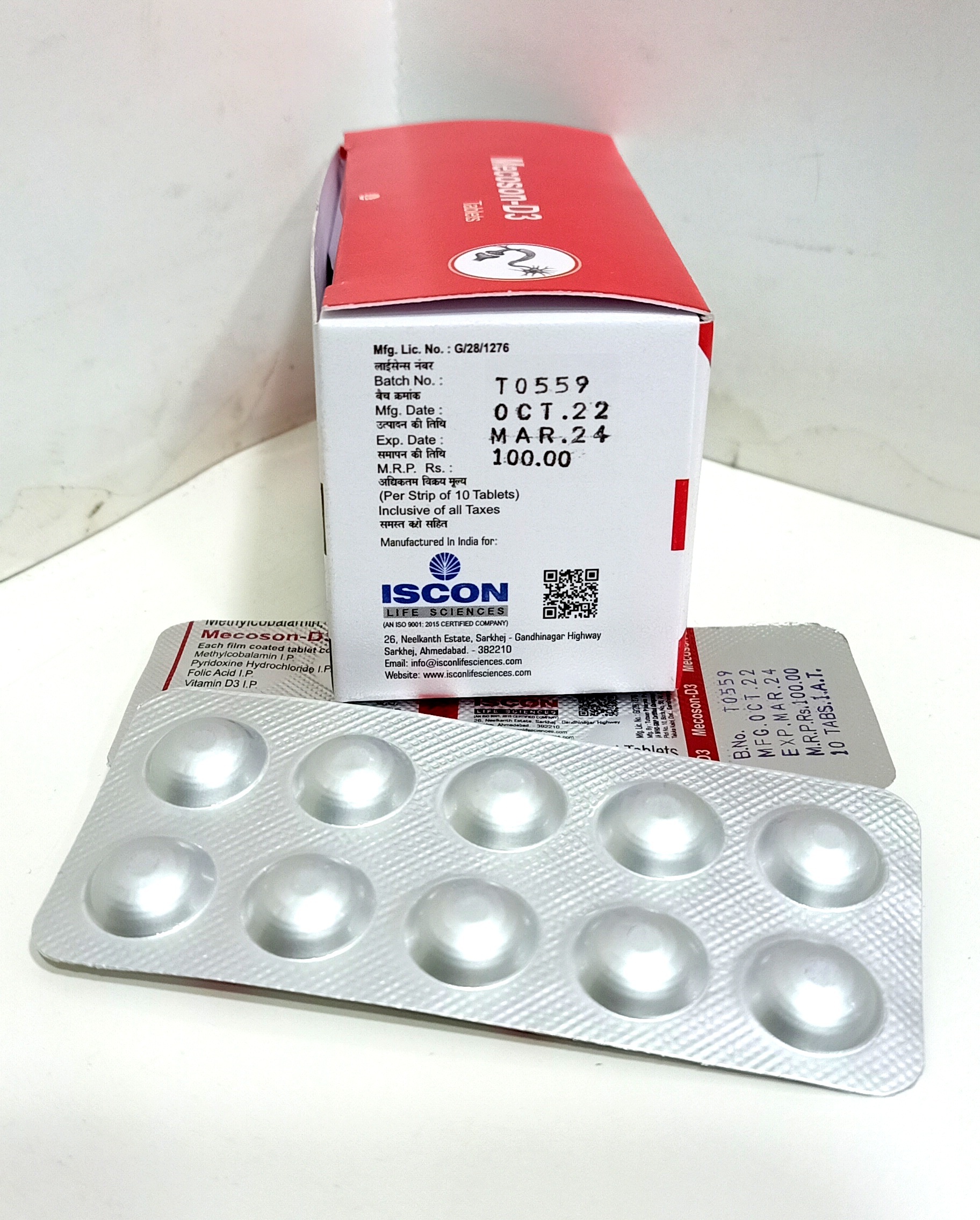 Mecoson-d3 Tablets General Medicines