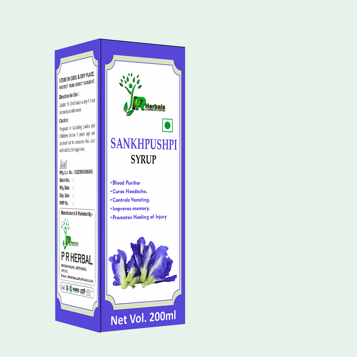 Sankhpushpi Syrup