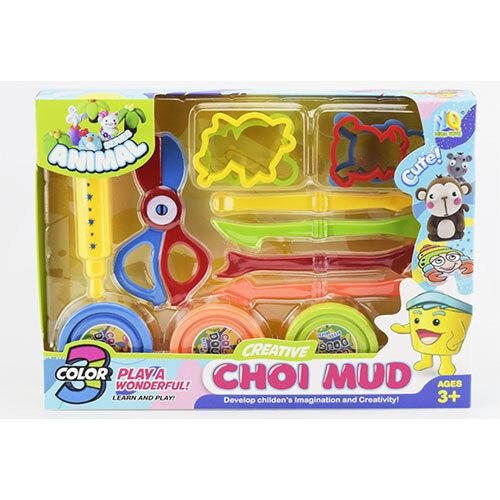 Multicolor Play Dough Toys Set