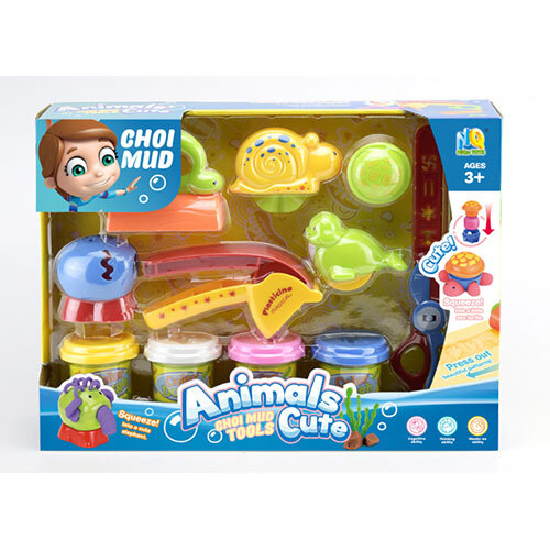 Multicolor Nq-a32 Play Dough 3d Ocean Toys Set
